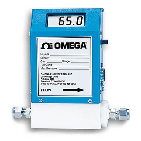 OMEGA奧米佳 FMA-A2000系列氣體質量流量計和控制器 可選配一體式顯示屏，用于測量潔凈氣體